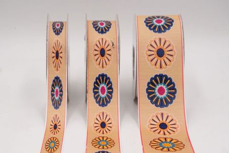 Blütenexplosion Jacquardband_AI-KN